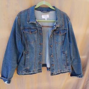 Time and Tru Blue Denim Jacket